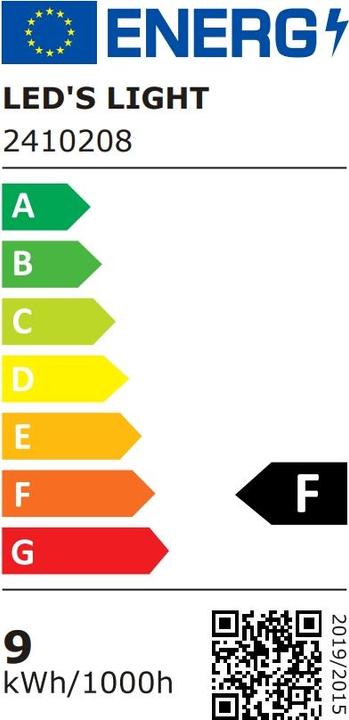 Energy Label Led's light Basic LED light strip L600mm 9W 900lm 4000KF (900 lm)