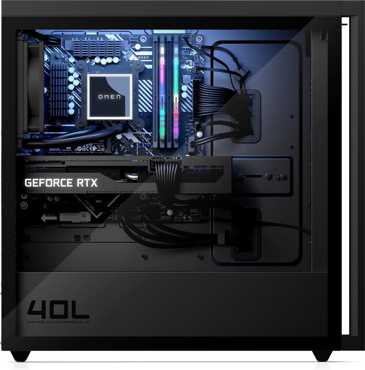 Productafbeelding HP Omen 40L GT21-1016ng Gaming PC (AMD Ryzen 7 7800X3D, 32 GB, 1000 GB, GeForce RTX 4070 Ti Super)