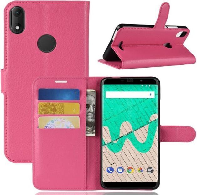 Actual product image MU Classic Litchi Leather Bookcover Series (Wiko View Max)