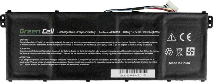 Actual product image GreenCell Cell AC62 Notebook Spare Battery (4 Cells, 3600 mAh)