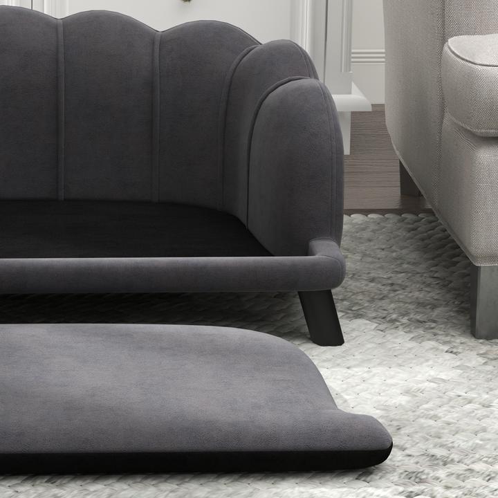 Produktbild PawHut Hundesofa mit Rückenlehne (Hund)