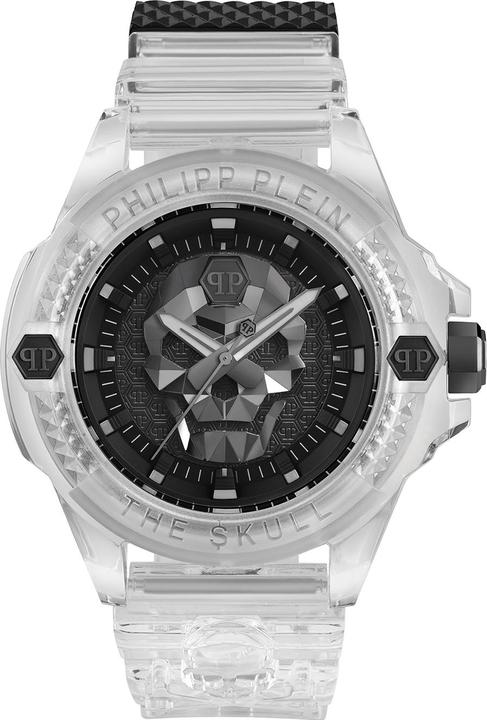Philipp Plein PWWAA0423 The Skull 44mm Herrenuhr 44mm 5ATM (Analoguhr, 44 mm)
