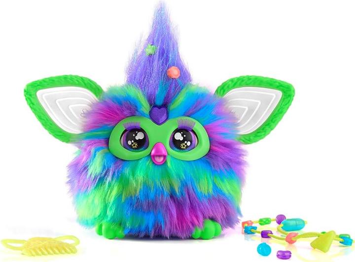 Produktbild Furby Galaxy Edition, Glow in The Dark, 15 Fashion Accessories, Interactive Plush Toys for 6 Year Ol