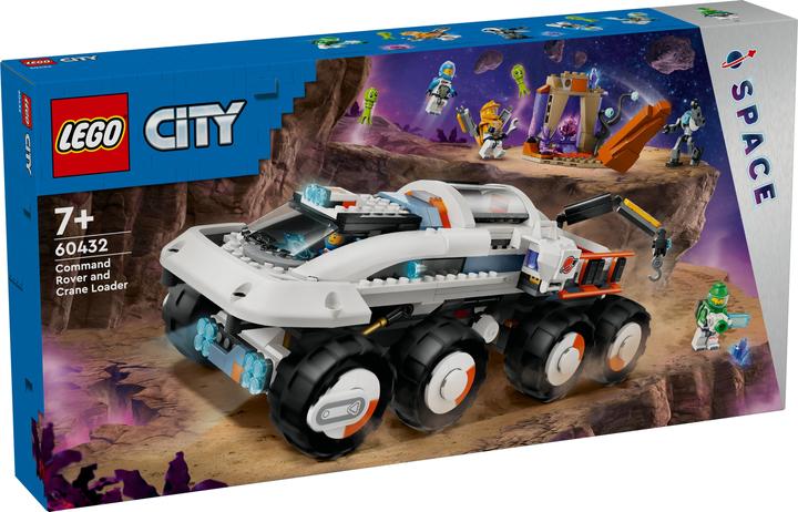 Image du produit LEGO Jouet City Command Rover et chargeur de grue 60432 (60432, LEGO City)
