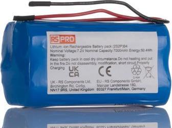 Produktbild Rs Pro Li-Ion Akkupack, 4-Zellen 7.2V / 7Ah, Draht-Anschluss (7.20 V, 7000 mAh)