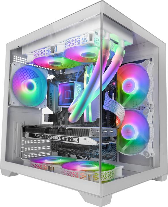 Actual product image Mars Gaming MC-VIEW2W (mATX, Mini-ITX)