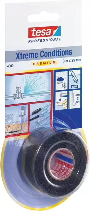 Produktbild tesa Samovulkanisierender Band Xtreme 3M: 25mm schwarz (25 mm)