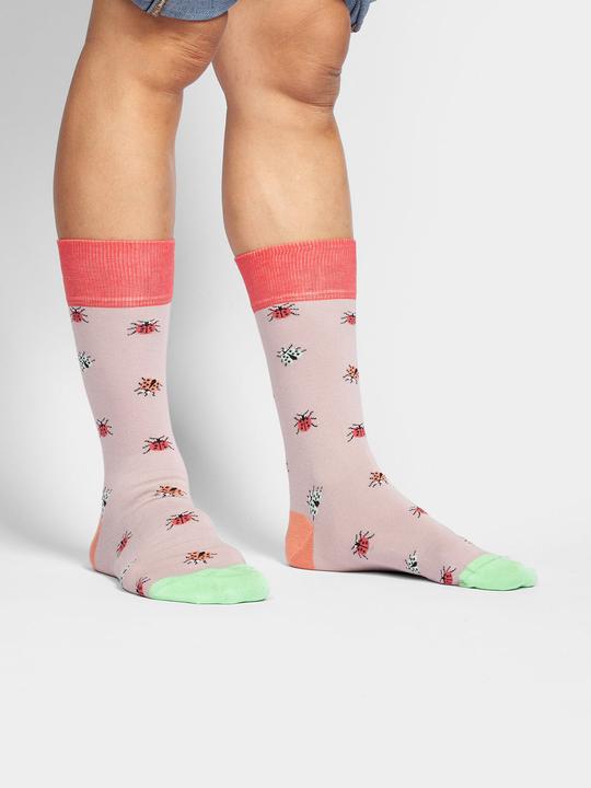 Actual product image DillySocks Buzzing Beetles (Single pack, 41 - 46)