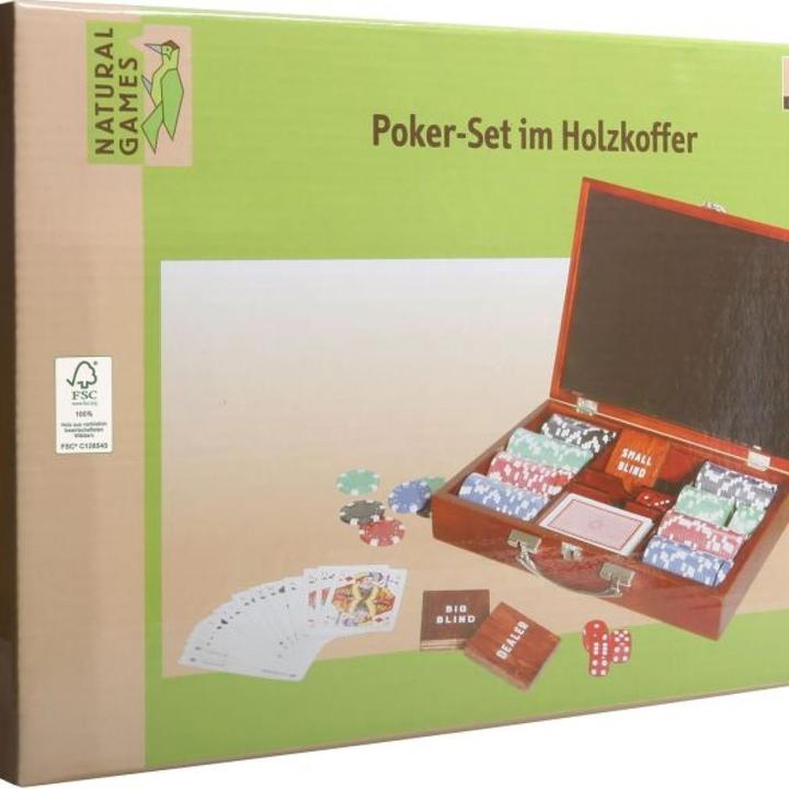 Produktbild Natural games Pokerset (Deutsch)