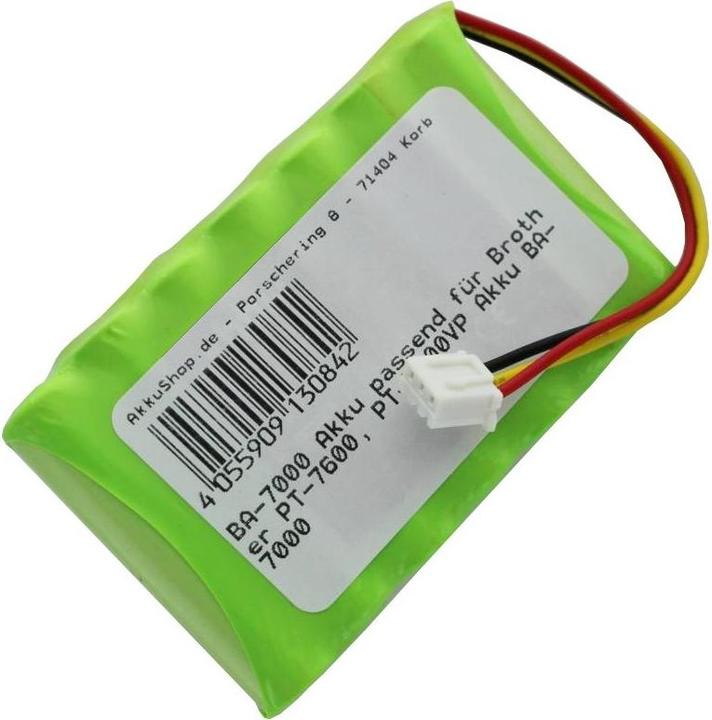 Produktbild Brother Akku PT-7600, PT-7600VP, BA-7000 (1 Stk., Gerätespezifisch, 800 mAh, Akku)