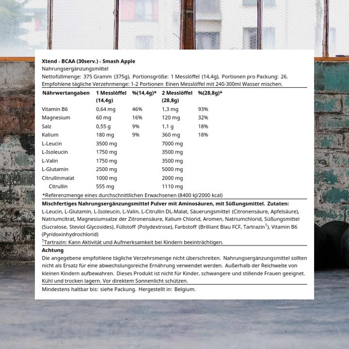 Actual product image Scivation Xtend BCAAS (1 Piece, Powder, 423 g)
