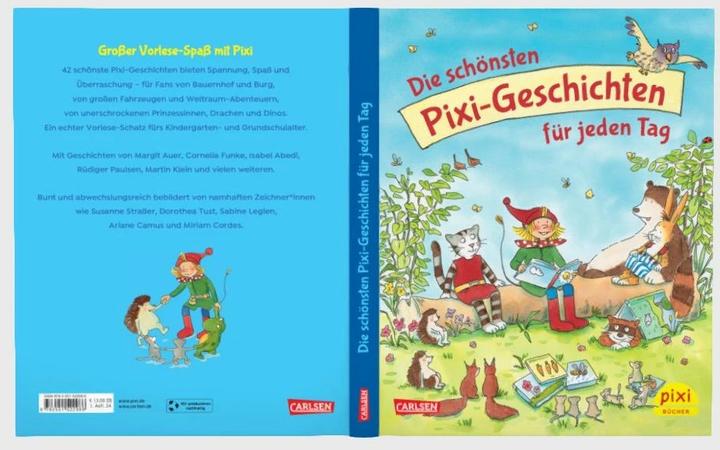 Actual product image Die schönsten Pixi-Geschichten für jeden Tag (German, Rüdiger/Funke, Isabelua, Cornelia/Abedi, Paulsen, 2024)