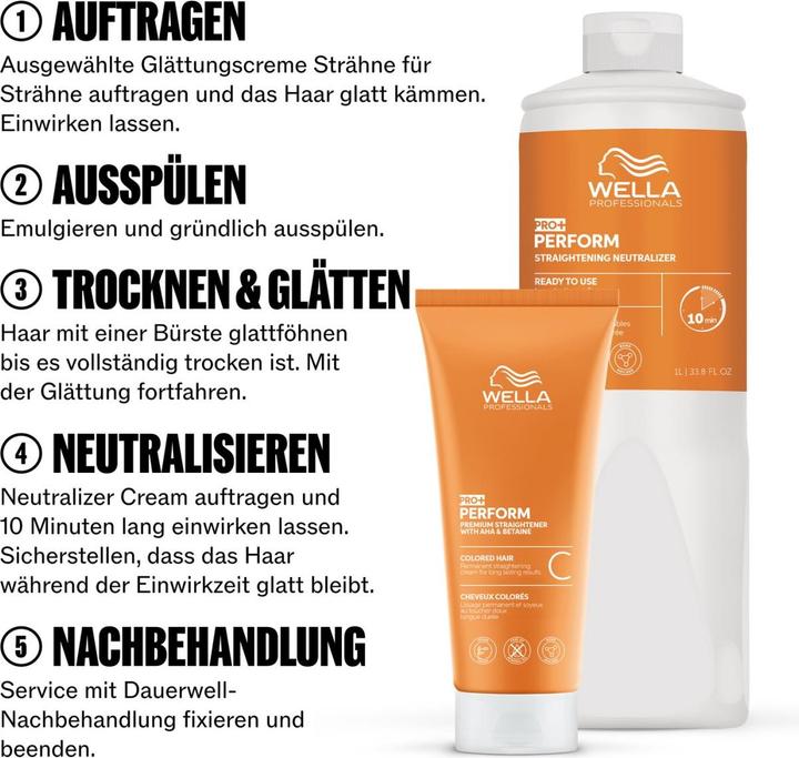 Immagine prodotto Wella Pro+ Perform Straightener (Crema per capelli, 200 ml)
