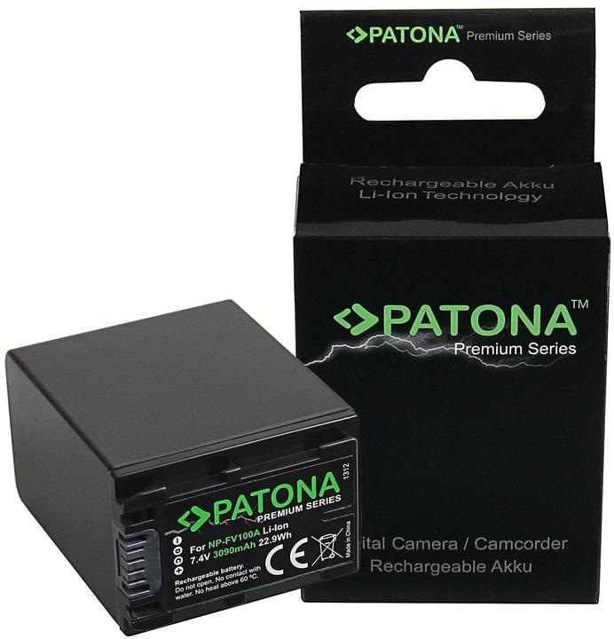 Actual product image Patona Premium Battery Sony NP-FV100 (Camera battery)
