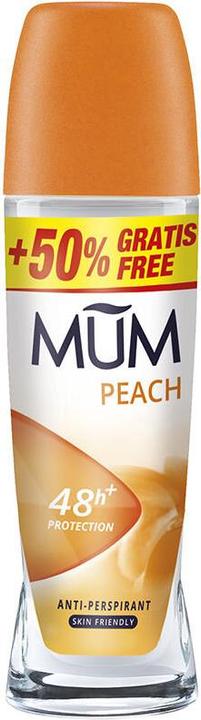 Actual product image Mum Peach Roll-On Deodorant 75ml (Roll-on, 75 ml)