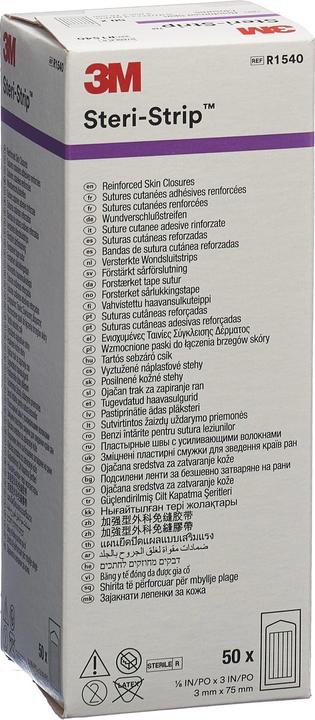 Actual product image 3M Strip 3x75mm white reinforced (5 x)
