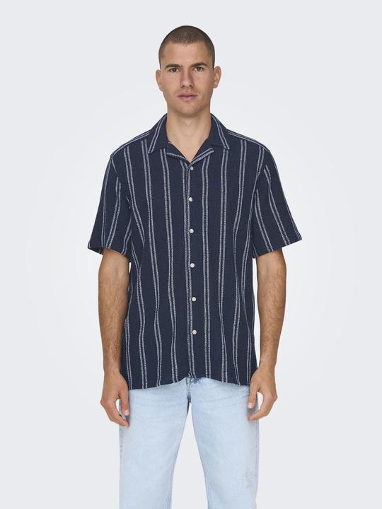 Immagine prodotto Only & Sons Camicia a maniche corte a righe (L)