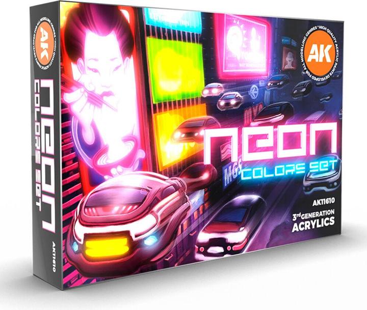 AK Interactive Ak Set de Peinture - Neons Colors Set