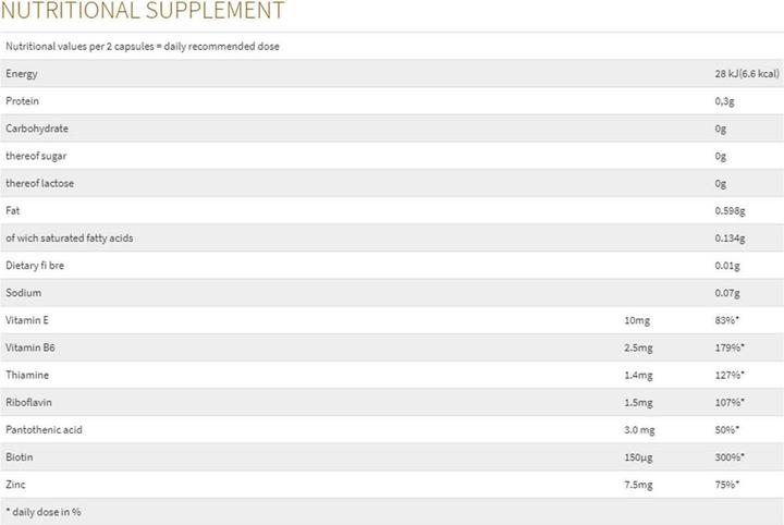 Actual product image Gold Life Golden Millet Oil Capsules