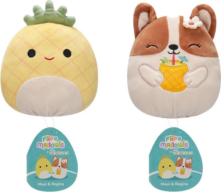 Actual product image Squishmallows - 13 cm Plush P22 Flip A Mallows - Maui and Regina (13 cm)