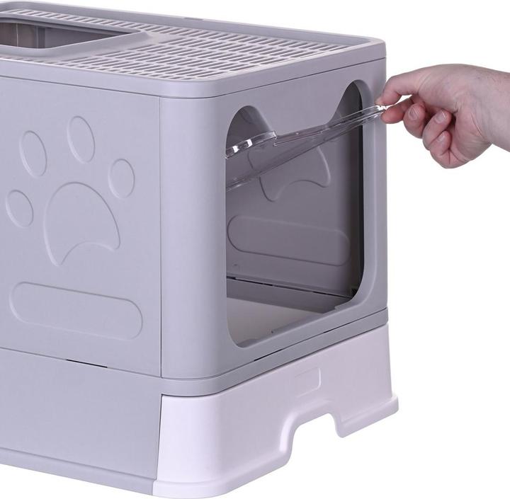 Actual product image Diamentiq Kuweta dla kota YOKO 51x41x38cm 1szt (Cat litter tray open)