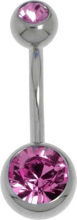 Bijouteria Bauchpiercing (Titan, Kristall)