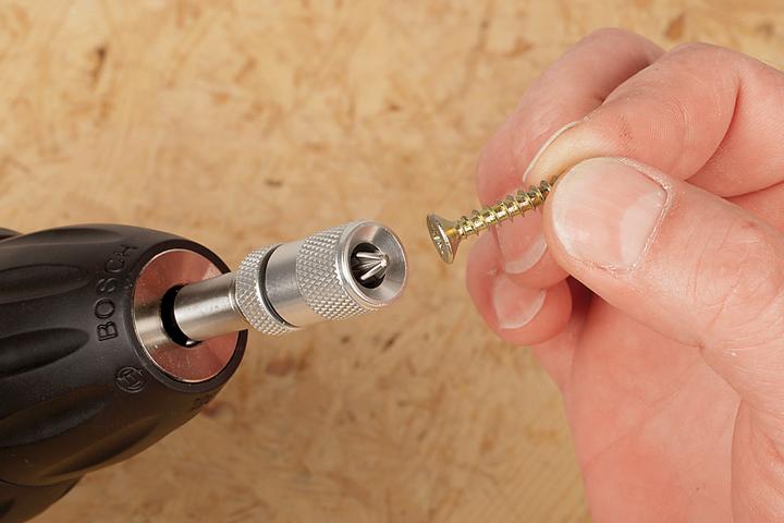 Produktbild wolfcraft wolfcraft 1 Bithalter m. Tiefenanschlag l=72mm (6.3 mm)
