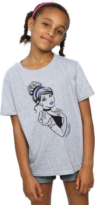 Immagine prodotto Disney Princess Cinderella Glitter Maglietta Ragazze (128)