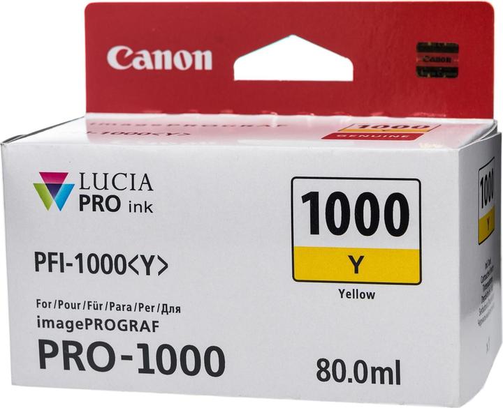 Actual product image Canon Pfi-1000y (Y)