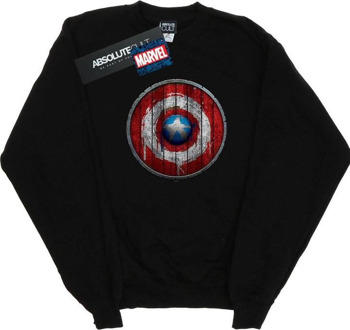 Captain America Wooden Shield Sweatshirt