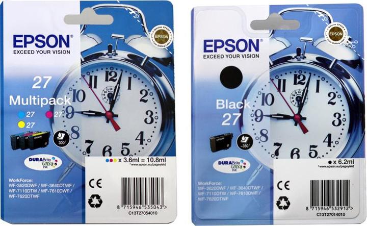 Produktbild Epson 27 Multipack DuraBrite Ultra (M, C, Y)
