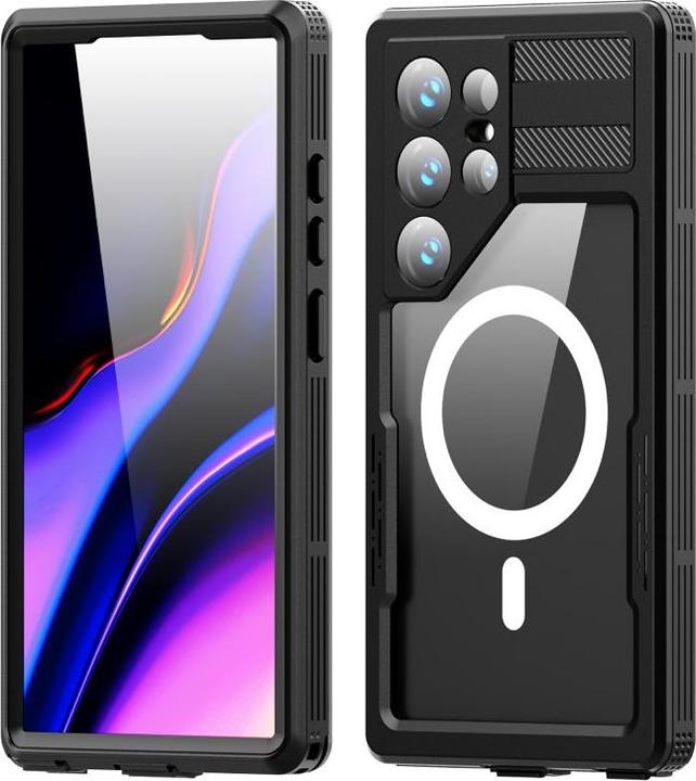 Produktbild Redpepper Samsung Galaxy S24 Ultra - IP68 Mars Series Wasserdichtes Outdoor Case mit MagSafe schwarz (Samsung Galaxy S24 Ultra)