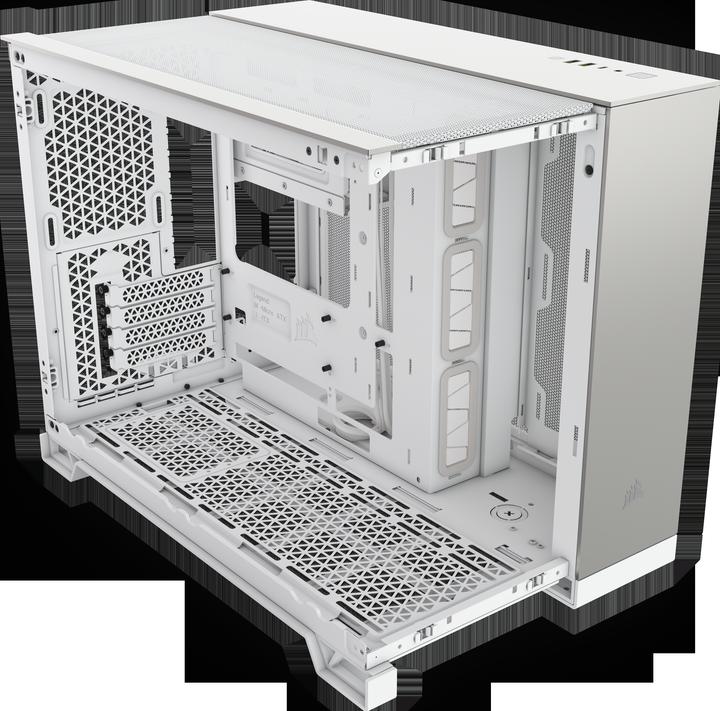 Produktbild Corsair 2500X (wei?/aluminium, Tempered Glass x 2) (mATX, Mini-ITX)