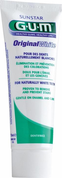 Actual product image GUM Toothpaste Original White (75 ml)