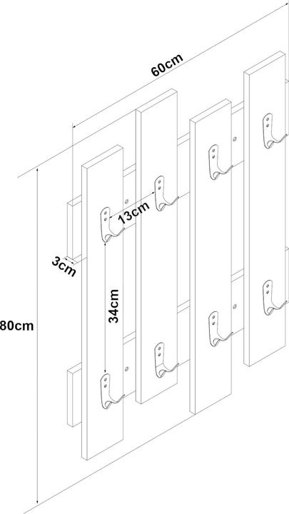 Produktbild Jamb Wandgarderobe