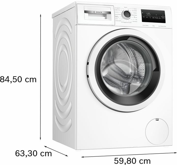 Actual product image Bosch Hausgeräte Bosch Series 4 Wan28208ii Washing Machine with (8 kg, Left)