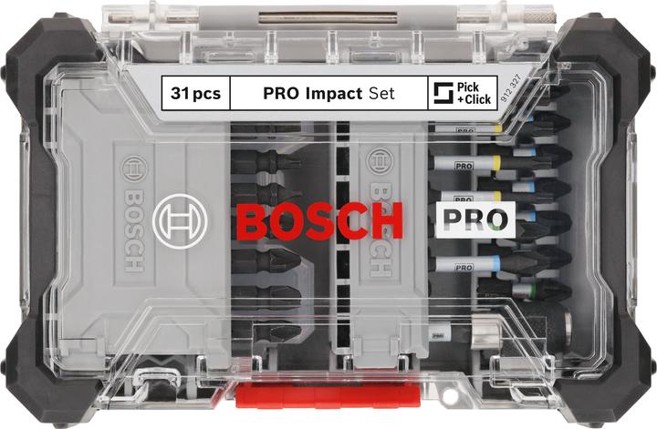 Image du produit Bosch Professional Zubehör Kit d'embouts de vissage PRO Impact, 31 pcs.