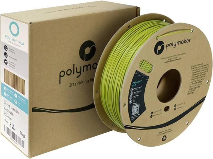 Immagine prodotto Polymaker PolyLite PLA (PLA, 1.75 mm, 1000 g, Verde)
