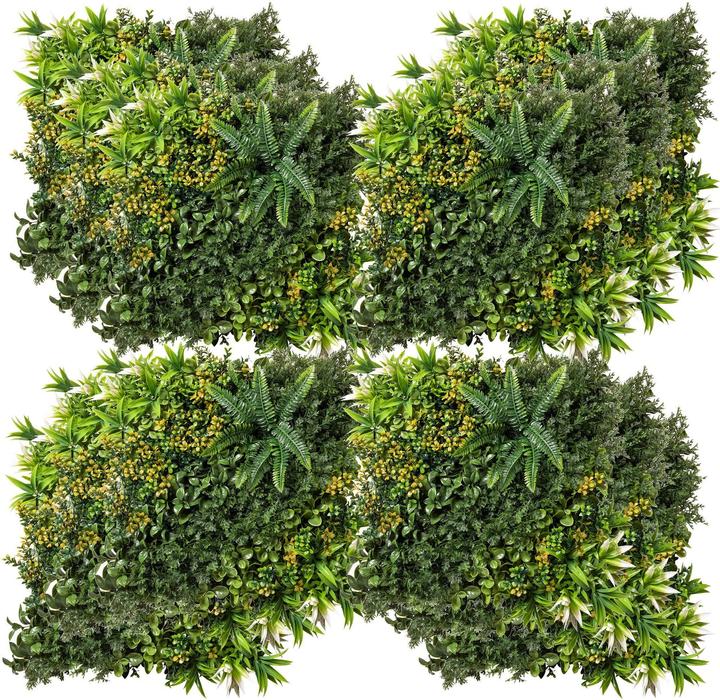 Produktbild Outsunny Künstliche Hecke mit unterschiedlichen Pflanzentypen (50 cm)