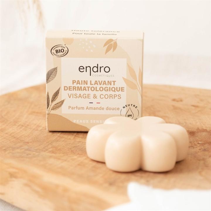 Immagine prodotto Endro Lavaggio dermatologico per viso e corpo Profumo di mandorle dolci solido (Sapone duro, 85 ml)