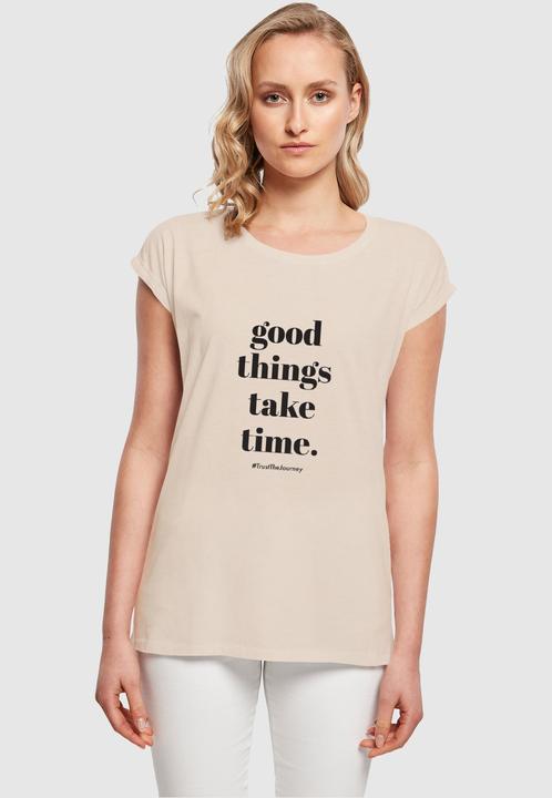Immagine prodotto Merchcode Maglietta da donna "Le cose belle richiedono tempo" - 117487 (3XL)