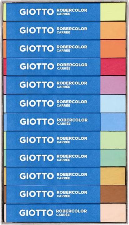 Immagine prodotto Lyra Gesso per lavagna Robercolor carée con copertina in carta colori assortiti 12 pezzi/confezione. (Multicolore, 12 x)