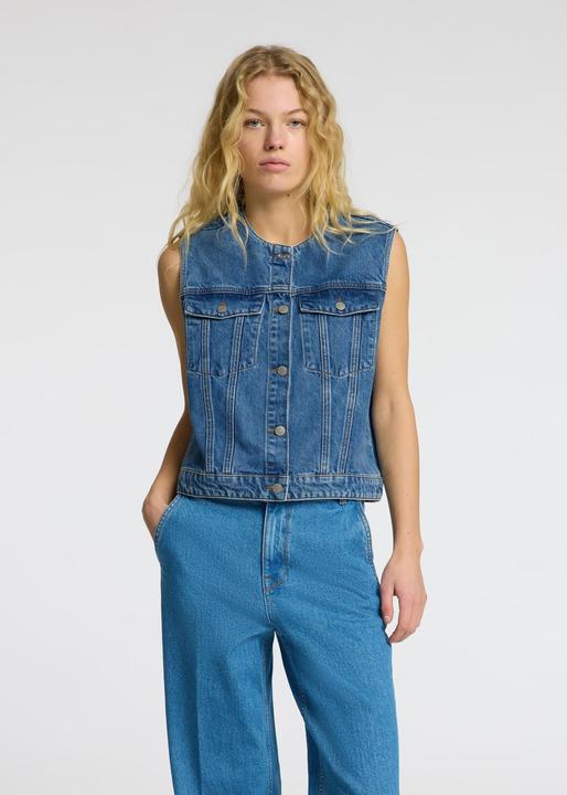 Actual product image Selected Femme Cropped Jeansweste (40)