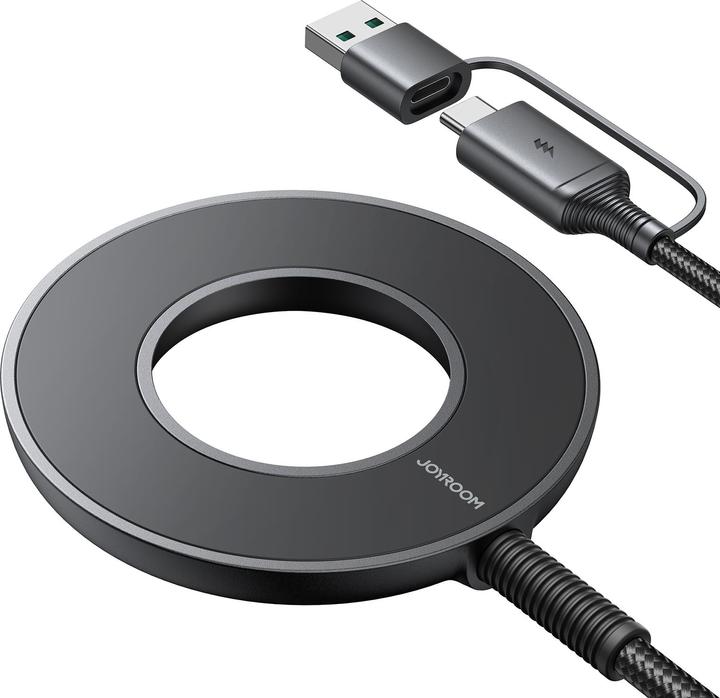 Joyroom wireless magnetic charger 15W black (JR-WQM03) (15 W)