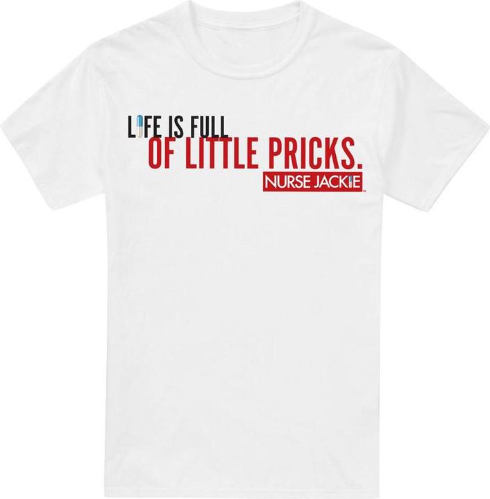 Nurse Jackie Mens Life Is Full T-Shirt (L)