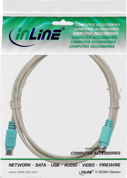 Produktbild InLine PS/2 Kabel (2 m, PS/2)