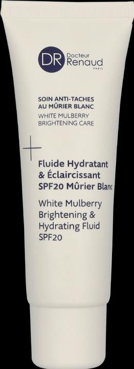 Actual product image Dr. Renaud White Mulberry Brightening & Hydr. Fluid SPF20 (Suntan cream, SPF 20, 50 ml)