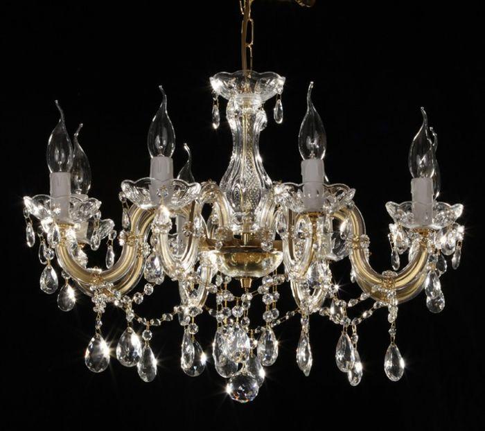 Produktbild TL Kristall Kronleuchter mit SWAROVSKi (60 cm)