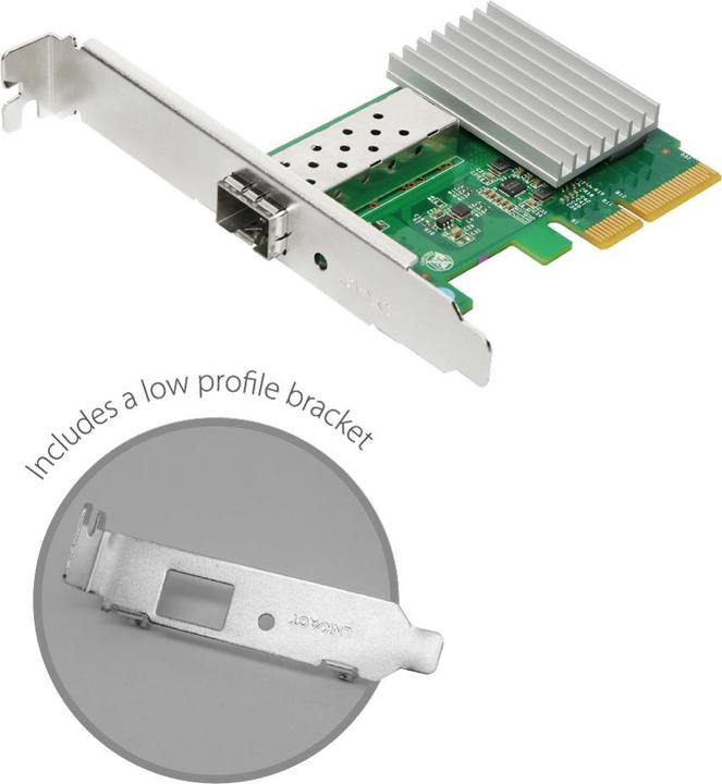 Actual product image Edimax Pro Edimax EN-9320SFP+, SFP+ network card (PCI Express 2.0 x4)