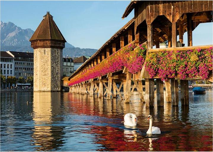 Image du produit Ravensburger Pont de la Chapelle de Lucerne (1000 pièces)